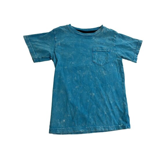 MIsh Boys Solid Enzyme Pocket T-Shirt in Turq - Picture 1 of 3